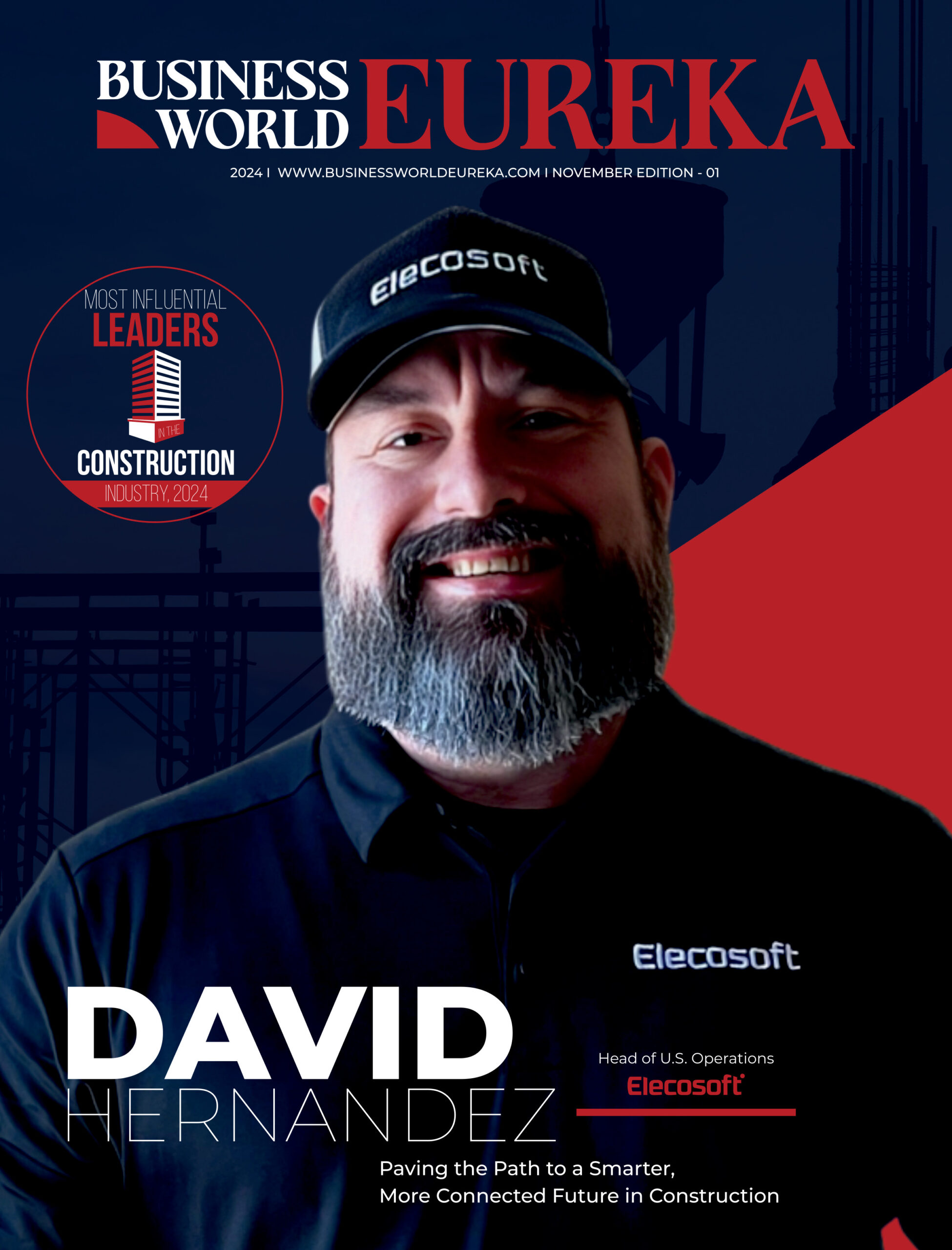 David Hermandez on the Cover Page of Education Eureka Magazine