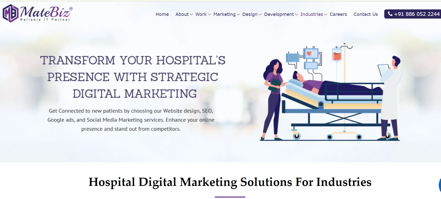 MateBiz Hospital Digital Marketing Solutions Homepage with Strategic Growth Message MateBiz-Hospital-Digital-Marketing-Solutions-Homepage-with-Strategic-Growth-Message.webp