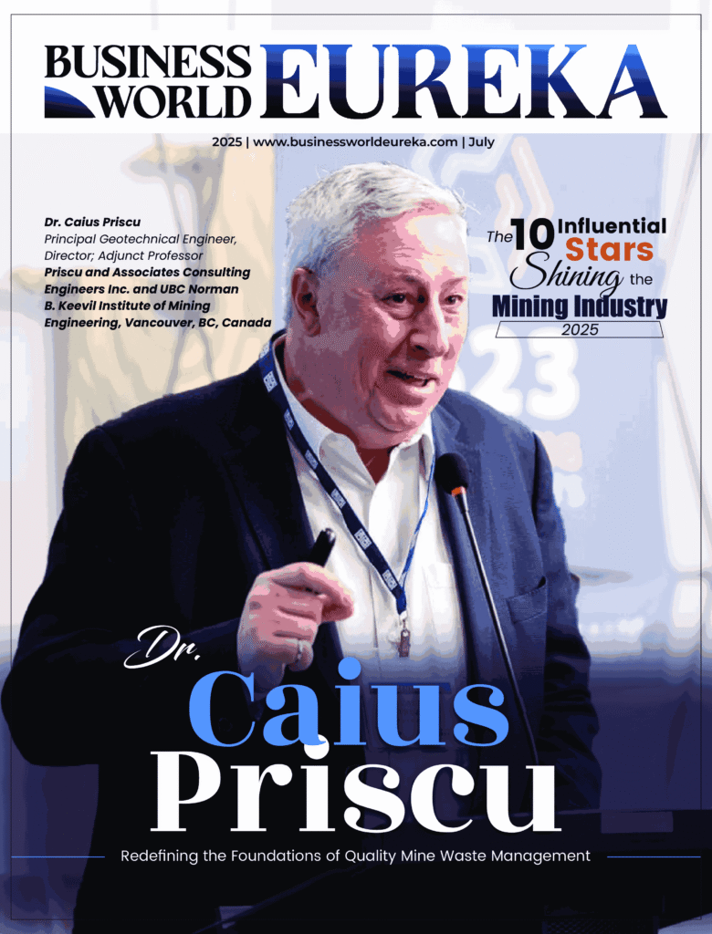 Dr. Caius Priscu featured on Business World Eureka’s July 2025 cover