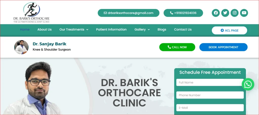 Dr Sanjay Barik Shoulder Specialist