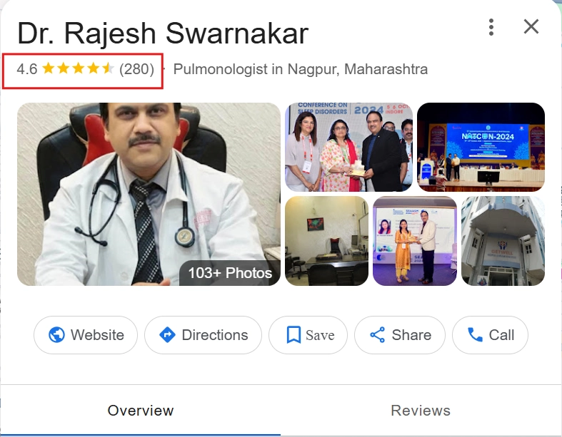 Pulmonary Clinic Profile With Conference and Facility Photos