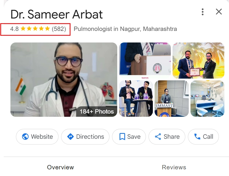 Pulmonology Specialist Profile With Awards and Event Highlights