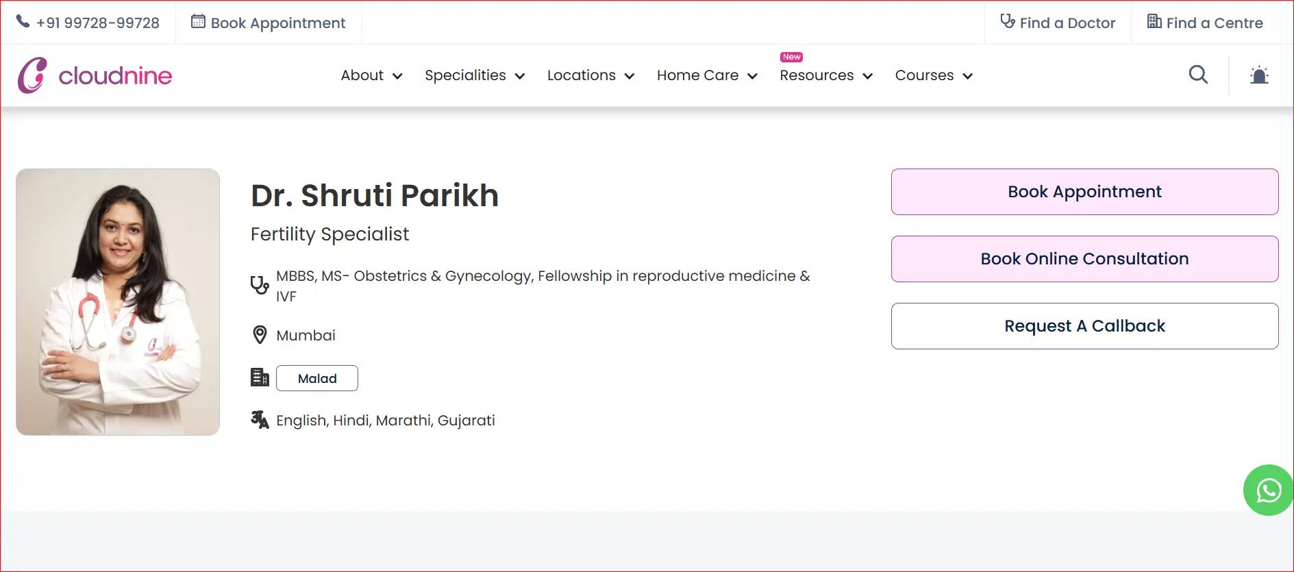 Dr. Shruti Parikh