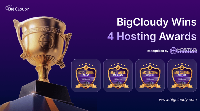 BigCloudy Wins at the HostingSeekers Web Hosting Awards 2026